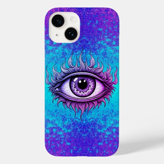 Coque Pour iPhone 14 Trippy Troisième coque iphone oculaire (Verso)