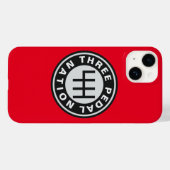 Coque Pour iPhone 14 TROIS coque iphone DE LA NATION PEDAL (Verso (horizontal))