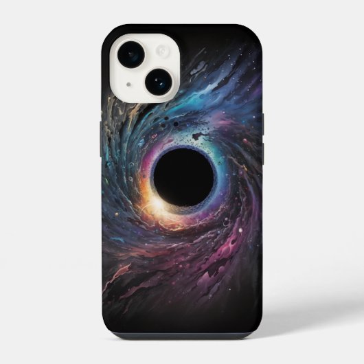 Coque Pour iPhone 14 Trou noir (Verso)