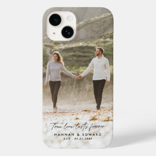 Coque Pour iPhone 14 True Love photo moderne minimaliste cadeau personn