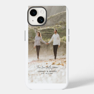 Coque Pour iPhone 14 True Love photo moderne minimaliste cadeau personn