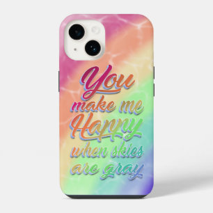 Coque Pour iPhone 14 Tu me rends heureux quand le ciel est gris Arc e