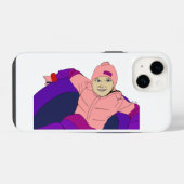 Coque Pour iPhone 14 Tubes à neige pour fille (Verso Horizontal)