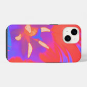 Coque Pour iPhone 14 Tulipe Fluorescente (Verso Horizontal)