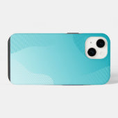 Coque Pour iPhone 14 Turquoise bleu  (Verso Horizontal)