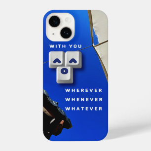 Coque Pour iPhone 14 typographie_1_avec vous_1 coque iphone