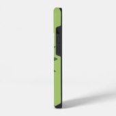 Coque Pour iPhone 14 Typographie esthétique Feuille du printemps vert (Côté gauche)