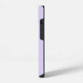 Coque Pour iPhone 14 Typographie Gras & Monogramme Lavande Lilas Script (Côté gauche)