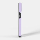 Coque Pour iPhone 14 Typographie Gras & Monogramme Lavande Lilas Script (Côté droit)