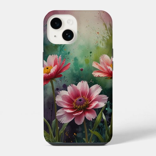 Coque Pour iPhone 14 Un beau cas de conception d'Ia (Verso)