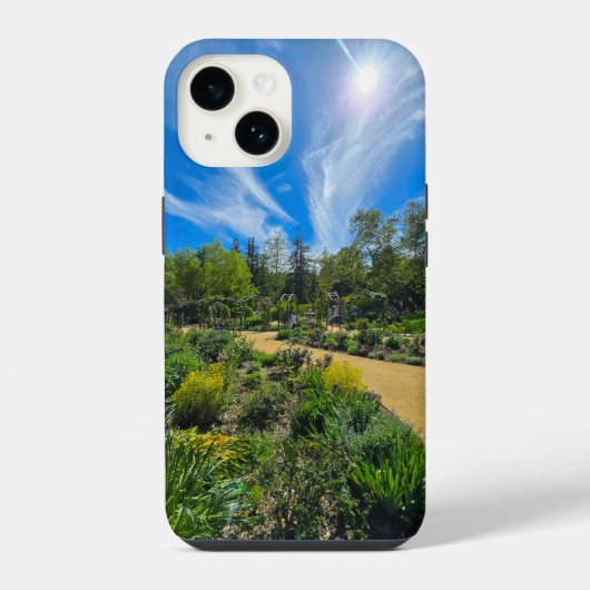 Coque Pour iPhone 14 un beau paysage printanier dans le jardin (Verso)