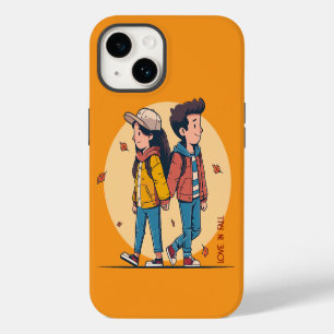 Coque Pour iPhone 14 Un couple se tenant la main en marchant ensemble à