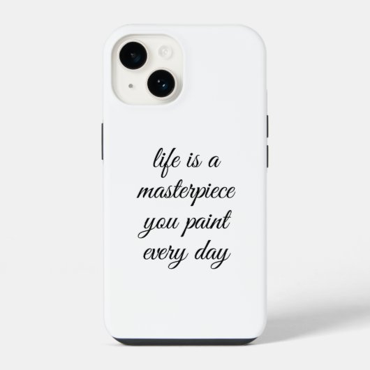 Coque Pour iPhone 14 Un étui pour iPhone chef-d'œuvre (Verso)