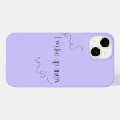 Coque Pour iPhone 14 Un nouveau coque iphone en Lavender (Verso (horizontal))
