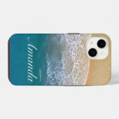 Coque Pour iPhone 14 Une avec la plage (Verso Horizontal)