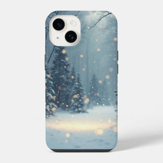 Coque Pour iPhone 14 Une chaude histoire d'hiver (Verso)