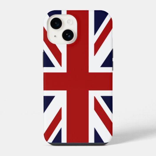 Coque Pour iPhone 14 Union Jack (Verso)