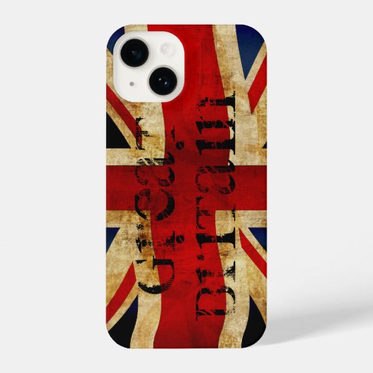 Coque Pour iPhone 14 Union Jack (Verso)