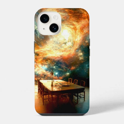 Coque Pour iPhone 14 Univers pour dîner (Verso)