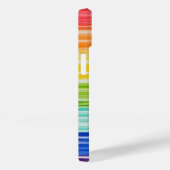 Coque Pour iPhone 14 Untidy rainbow strips Coque-Mate coque iphone (Verso / Droite)