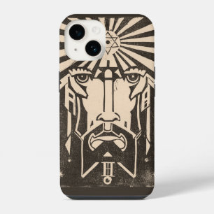 Coque Pour iPhone 14 Uranus Dieu du Ciel Mythologie Grecque Noir