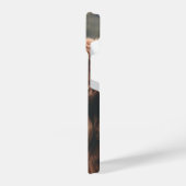 Coque Pour iPhone 14 Vache de Highland calvaire herbe d'automne monogra (Côté gauche)