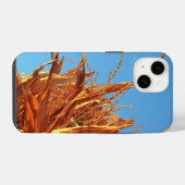 Coque Pour iPhone 14 Vagues ambrées (Verso Horizontal)
