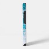 Coque Pour iPhone 14 Vagues de l'océan bleu  (Côté gauche)