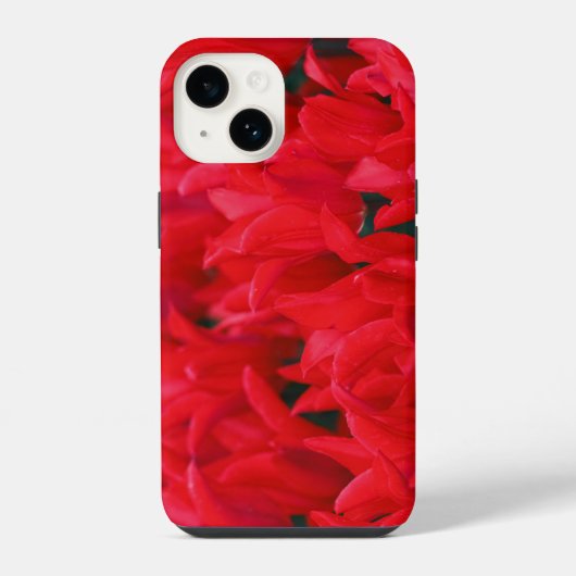 Coque Pour iPhone 14 Vagues écarlates  (Verso)