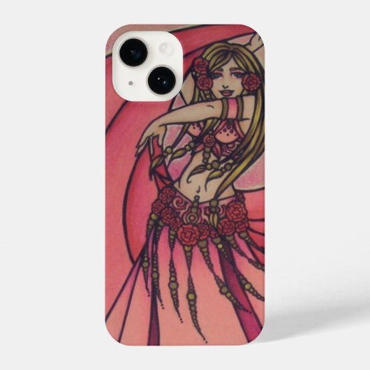 Coque Pour iPhone 14 Valentine Belly Dancer (Verso)