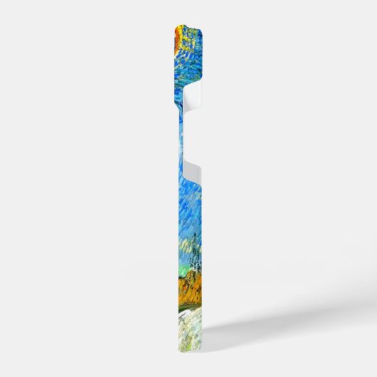 Coque Pour iPhone 14 Van Gogh Road avec Cypress et Star (Côté gauche)