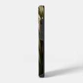 Coque Pour iPhone 14 Vent vert Abstrait en verre ciselé West (Côté gauche)