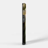 Coque Pour iPhone 14 Vent vert Abstrait en verre ciselé West (Côté droit)