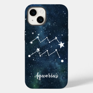 Coque Pour iPhone 14 Verseau Signe du zodiaque Constellation