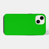 Coque Pour iPhone 14 Vert citron (Verso Horizontal)