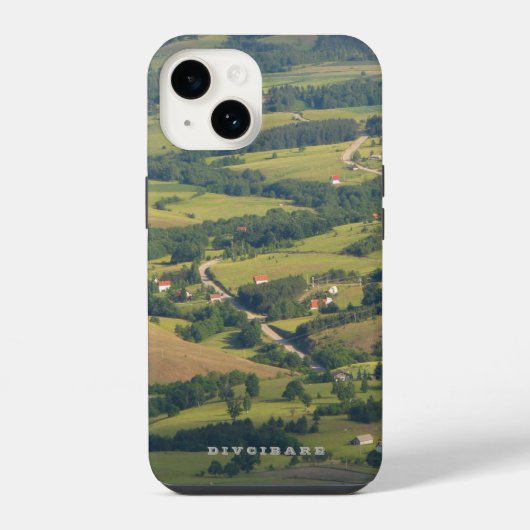 Coque Pour iPhone 14 Vert de Divcibare (Verso)