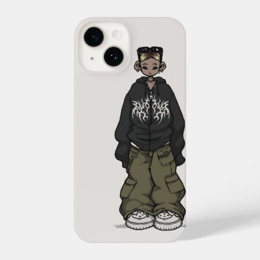 Coque Pour iPhone 14 vêtements de rue phonecases (Verso)