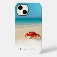 Vibes de plage - iPhone 14 Coque 1 Crabe
