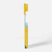 Coque Pour iPhone 14 Vibrant Yellow Blue Abstract (Côté gauche)
