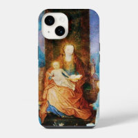 VIERGE À L'ENFANT CONCERT D'ANGES EN BLEU