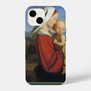 Coque Pour iPhone 14 Vierge écossaise et enfant du XIXe siècle