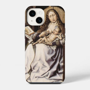 Coque Pour iPhone 14 Vierge flamande de la Renaissance et enfant