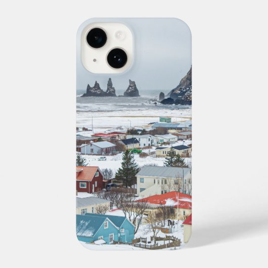 Coque Pour iPhone 14 Ville de Vic, Islande (Verso)