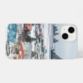 Coque Pour iPhone 14 Ville de Vic, Islande (Verso Horizontal)