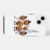 Coque Pour iPhone 14 Vintage Citrouille Halloween (Verso Horizontal)
