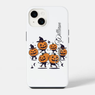 Coque Pour iPhone 14 Vintage Citrouille Halloween