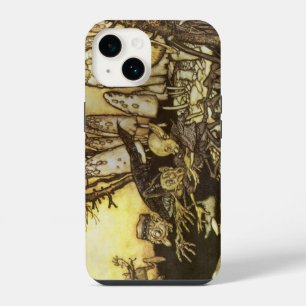 Coque Pour iPhone 14 Vintage Conte de Fées, Bande d'Ouvriers par Rackha