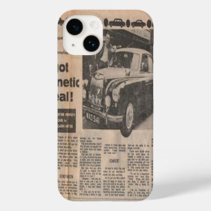 Coque Pour iPhone 14 Vintage journal Apple Coque iphone Design