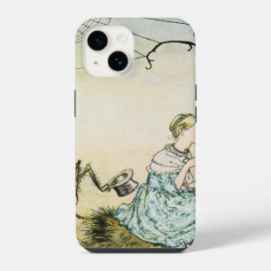 Coque Pour iPhone 14 Vintage Little Miss Muffet par Arthur Rackham