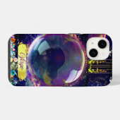 Coque Pour iPhone 14 Virgo, bleu (Verso Horizontal)